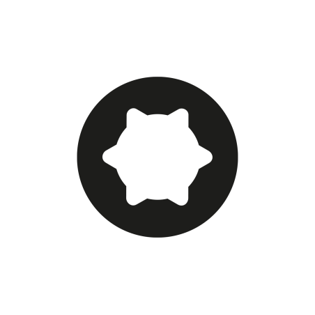 Símbolo de punta SIT para tornillos de seguridad