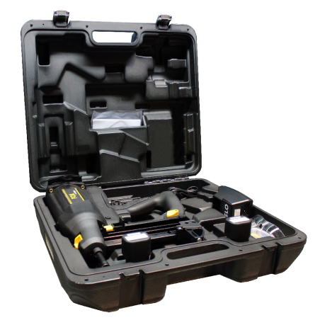 Clavadora a gas CELO FOX en maletín de herramientas