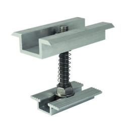 Grapa intermedia para cubiertas metálicas