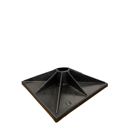 Base plástica para soporte BF en cubiertas