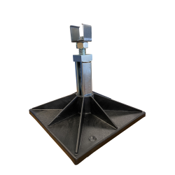 Soporte BF para cubiertas con base plástica y perfil metálico