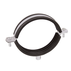 Abrazadera isofónica para tuberías M8 y M10 con goma aislante