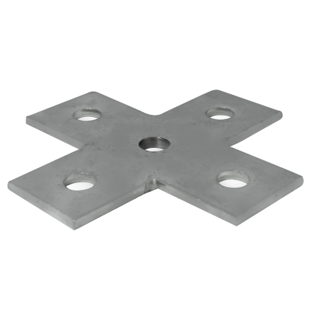 Pletinas para perfil Strut con recubrimiento cincado