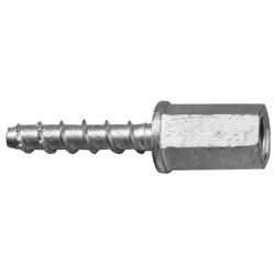 Tornillo para hormigón BTS6 H con doble rosca interna M8 y M10