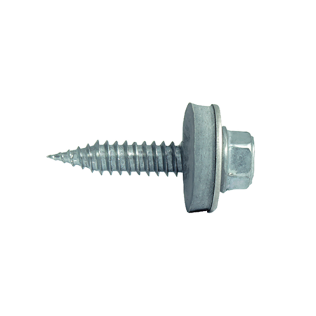 Tornillo autorroscante bimetal con arandela de EPDM
