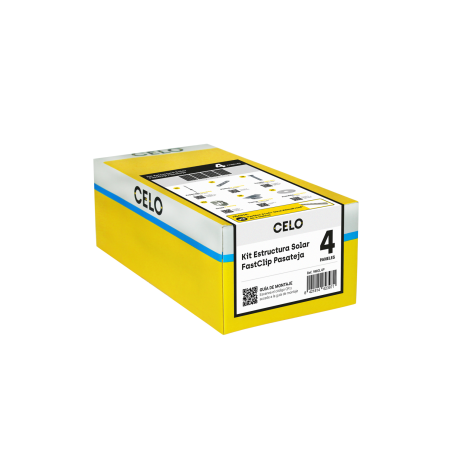 Kit solar FastClip Pasateja para instalación coplanar de paneles fotovoltaicos