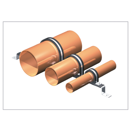 Grapa isofónica GMI para sujeción de tubos