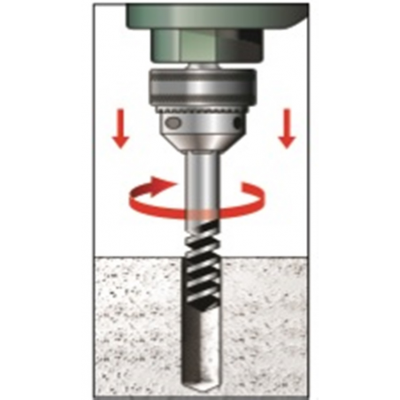Bolsa grapa de nylon doble de fijación directa