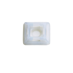 Base adhesiva para bridas plásticas en instalaciones eléctricas