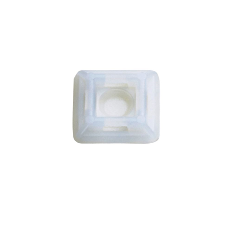 Base adhesiva para bridas plásticas en instalaciones eléctricas