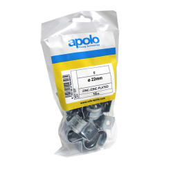 Bolsa grapa metálica F reforzada para mayor resistencia