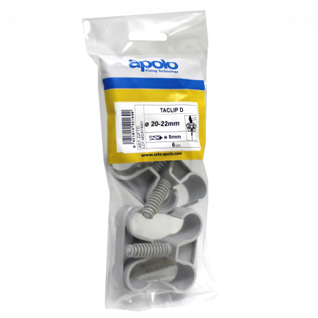 Bolsa grapa de nylon doble de fijación directa