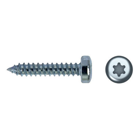 Tornillo cabeza alomada SIT 7049S zincado Torx