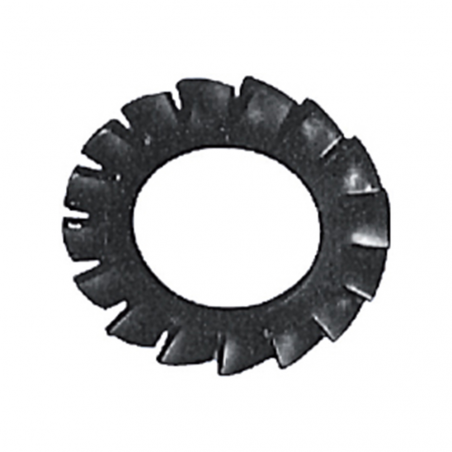 Arandela dentada exterior 6798A para fijaciones metálicas