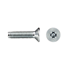 Tornillo rosca trilobular TT65 TAPTITE II® con cabeza avellanada y ranura PZ