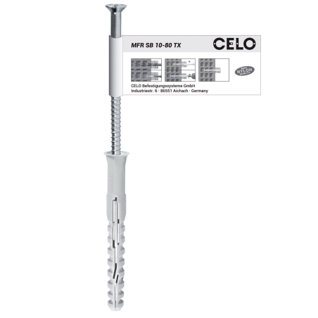 Taco multifuncional de premarco MFR SB TX fijación segura para marcos y estructuras