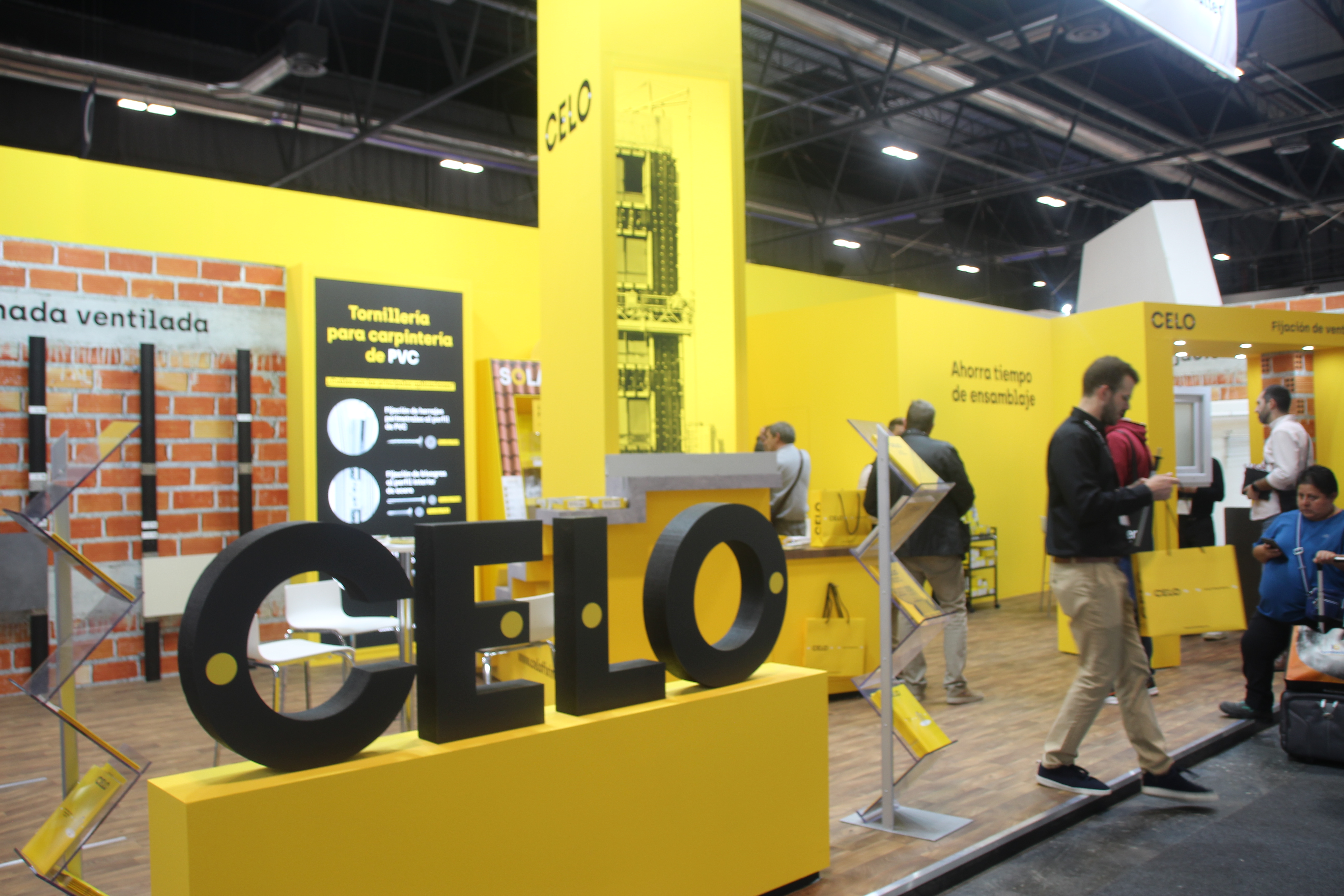 stand de CELO en la feria Construmat