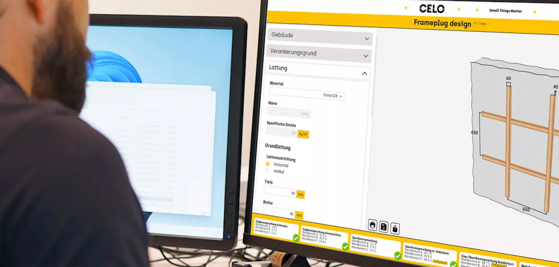 Software de cálculo de anclajes de fachada ventilada de CELO